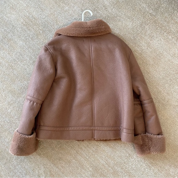 Zara faux fur jacket. Super soft fur. Cozy Very Warm!! - Picture 3 of 3